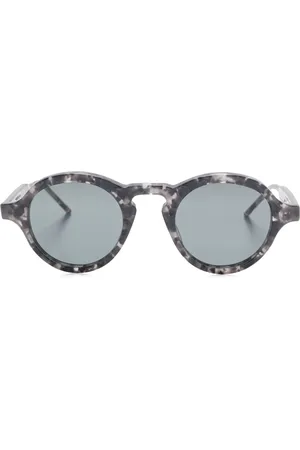 Thom Browne Lentes de sol con armazón redonda