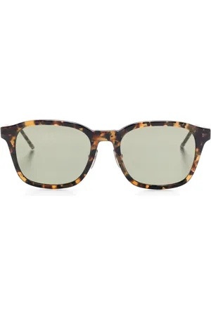 Thom Browne Lentes de sol con armazón estilo carey