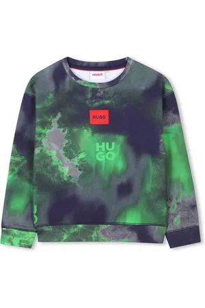 HUGO BOSS Sudadera con estampado tie-dye