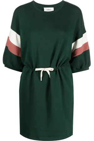 Bash Vestido estilo sudadera con cordones en la cintura