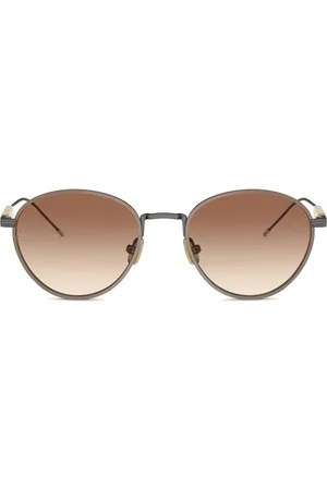 Brunello Cucinelli Lentes con armazón redonda