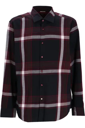 HUGO BOSS Camisa con cuadros estampados