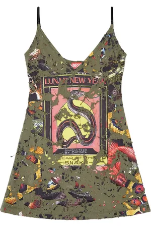 Diesel Vestido corto Lunar New Year of the Snake D-Jena-Dev