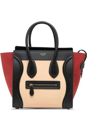Céline Bolsa de mano Micro Tricolor Luggage Tote 2017