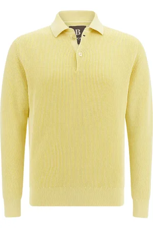 Boggi Milano Playera tipo polo tejida de algodón orgánico