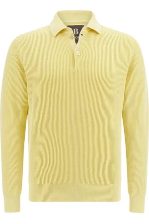 Boggi Milano Playera tipo polo tejida de algodón orgánico
