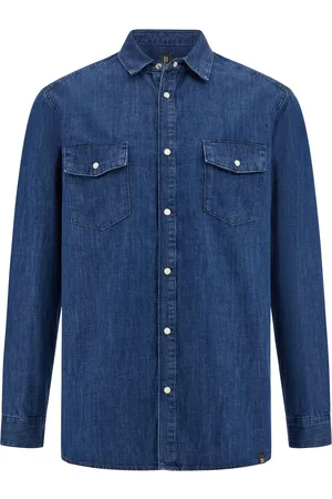 Boggi Milano Sobrecamisa de mezclilla