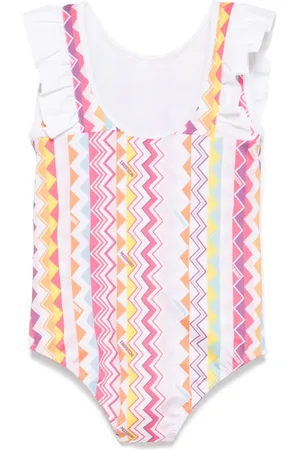 Missoni Traje de baño con motivo en zigzag