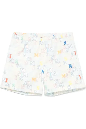 Missoni Shorts de playa con logo estampado