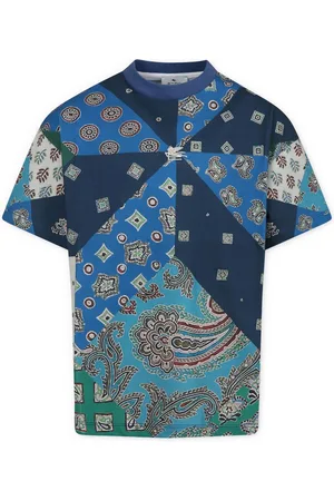 Etro Playera con estampado de bandana