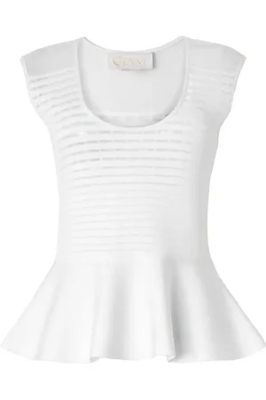GENNY Top con dobladillo peplum