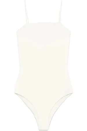 Jil Sander Traje de baño con logo en relieve