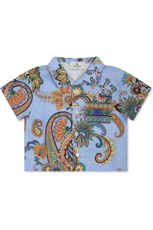 Etro Camisa con estampado de cachemira