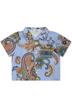 Etro Camisa con estampado de cachemira