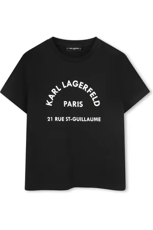 Karl Lagerfeld Playera con logo estampado