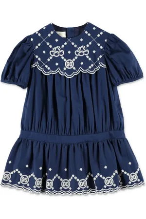 Gucci Vestido con diseño bordado