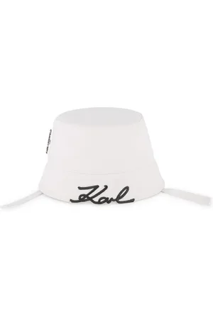 Karl Lagerfeld Gorro de pescador con logo bordado