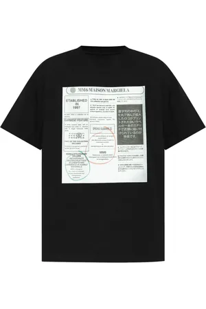 Maison Margiela Playera con estampado gráfico