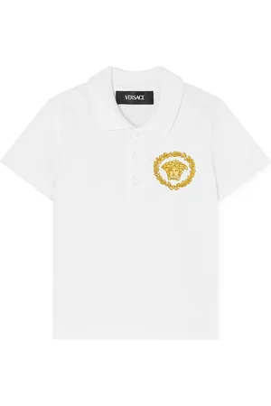VERSACE Playera tipo polo manga corta