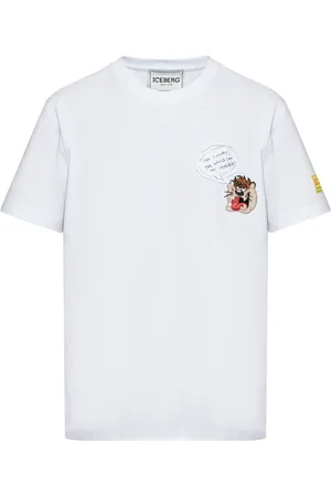 Iceberg Playera con aplique de caricatura