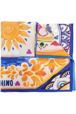 Moschino Mascada con estampado de mosaico