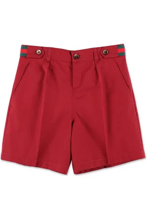 Gucci Shorts con ribete Web Stripe