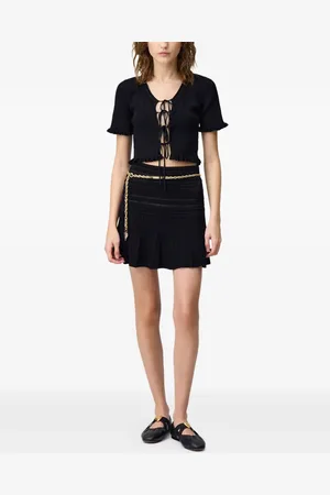 Claudie Pierlot Cárdigan con moño fino