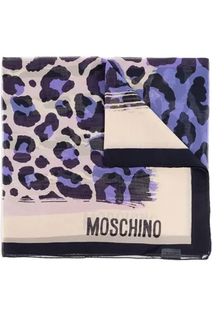 Moschino Mascada con estampado de leopardo