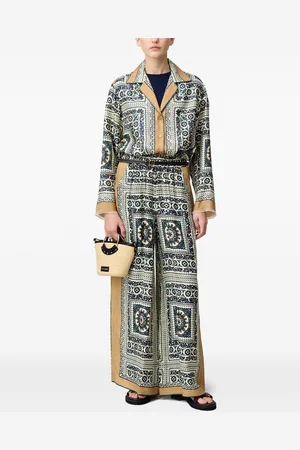 Claudie Pierlot Pantalones anchos estampados