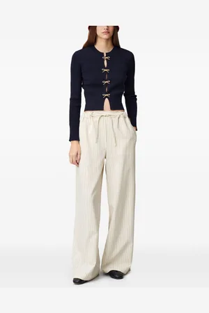 Claudie Pierlot Suéter de tejido fino con detalle de moño