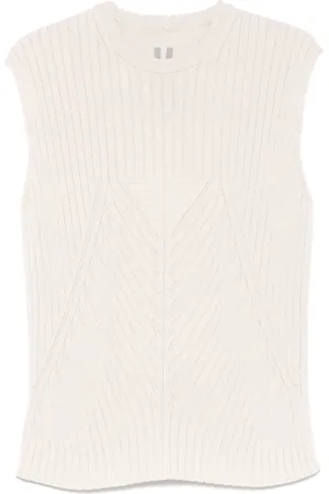 Rick Owens Chaleco de canalé