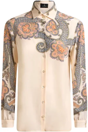 Etro Camisa de seda Year of Snake
