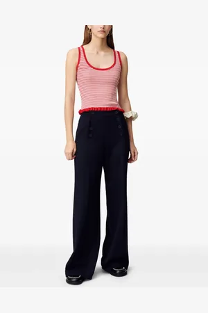 Claudie Pierlot Top tejido fino con motivo de rayas