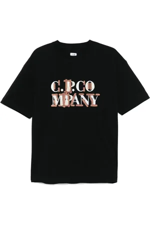 C.P. Company Playera con logo estampado