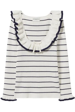 Claudie Pierlot Top tejido con motivo de rayas