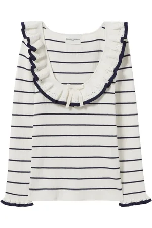 Claudie Pierlot Top tejido con motivo de rayas