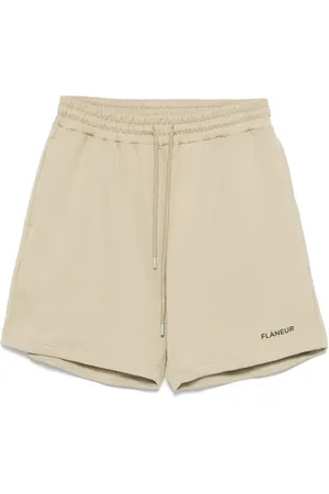 FLÂNEUR Shorts con logo engomado
