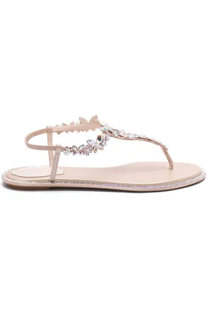 RENE CAOVILLA Sandalias con detalles de cristal