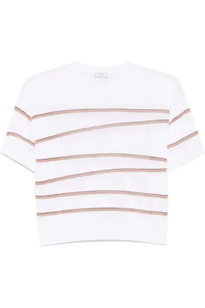 PESERICO SIGN Playera con motivo de rayas
