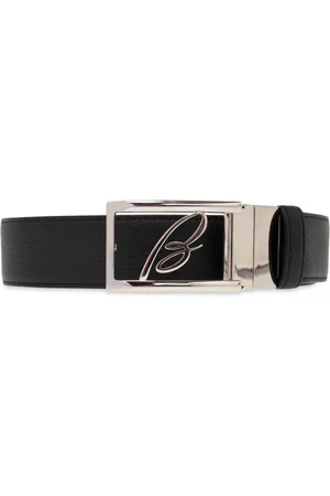 BRIONI Cinturón con placa del logo