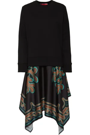 La DoubleJ Vestido midi Sporty Foulard