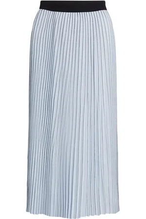 Karl Lagerfeld Falda midi con diseño plisado