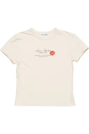 Acne Studios Playera con logo estampado