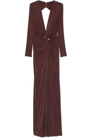 Elisabetta Franchi Vestido de fiesta con detalle piercing