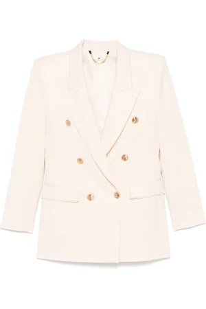 Elisabetta Franchi Blazer con costuras en contraste