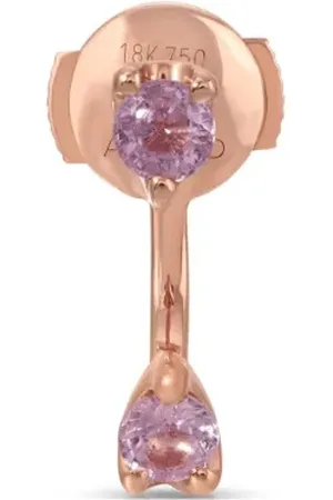 Anita Arete Orbit en oro rosa de 18kt con zafiro