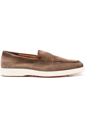 santoni Mocasines de gamuza