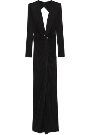 Elisabetta Franchi Vestido de fiesta con detalle piercing