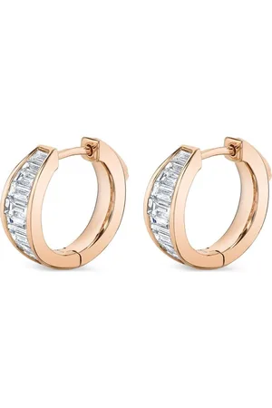 Anita Aretes Graduated en oro rosa de 18kt con diamantes