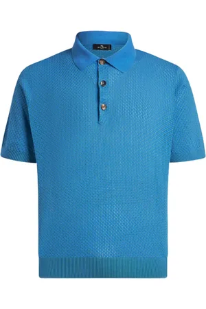Etro Playera tipo polo tejida